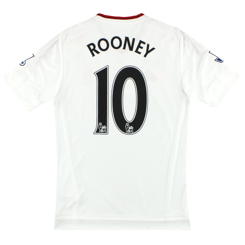 Tratamiento Preferencial Demostrar Sada Camiseta adidas de visitante del Manchester United 2015-16 Rooney # 10 *  como nueva * S Av1001
