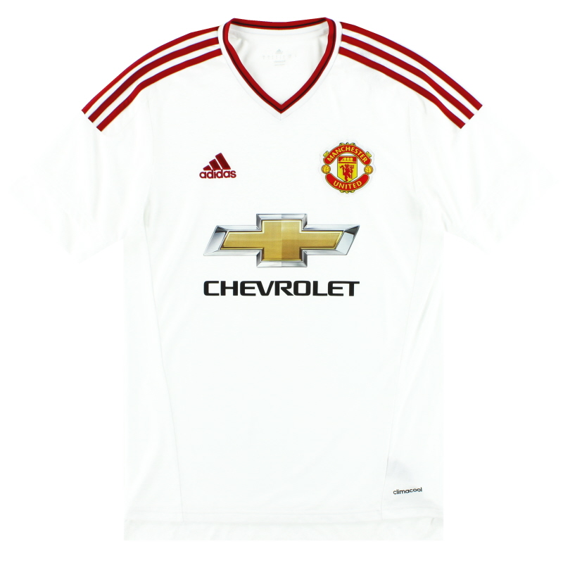 2015-16 Manchester United adidas Away Shirt *Mint* S - AI6363