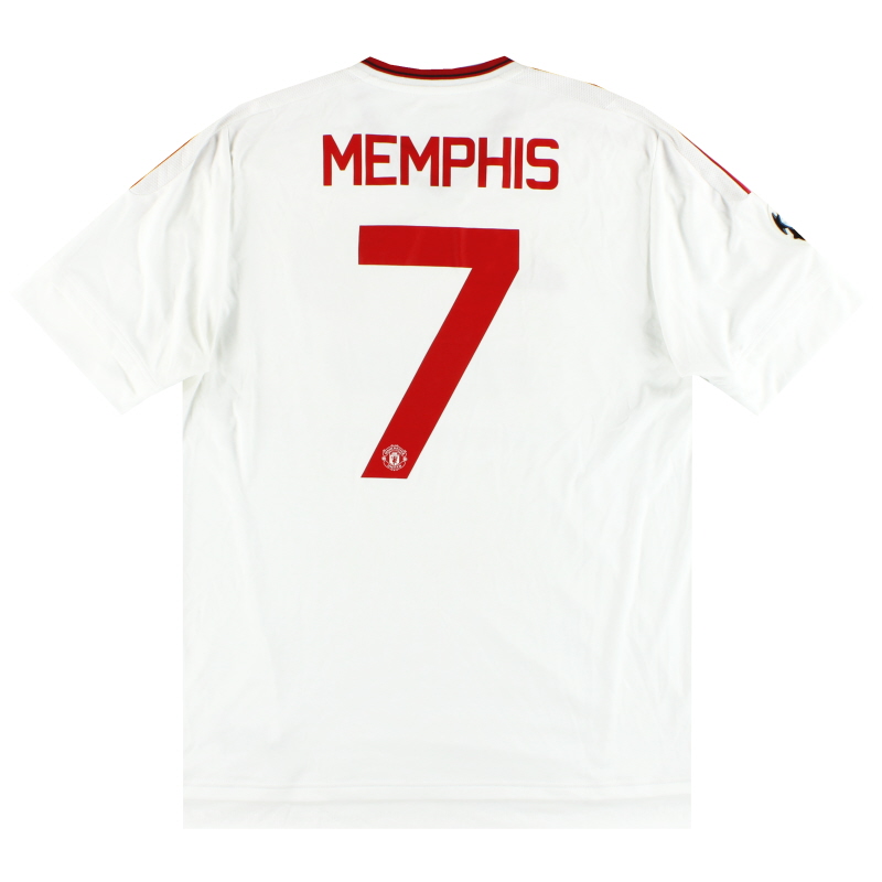 2015-16 Manchester United adidas CL Away Shirt Memphis #7 L - AI6363