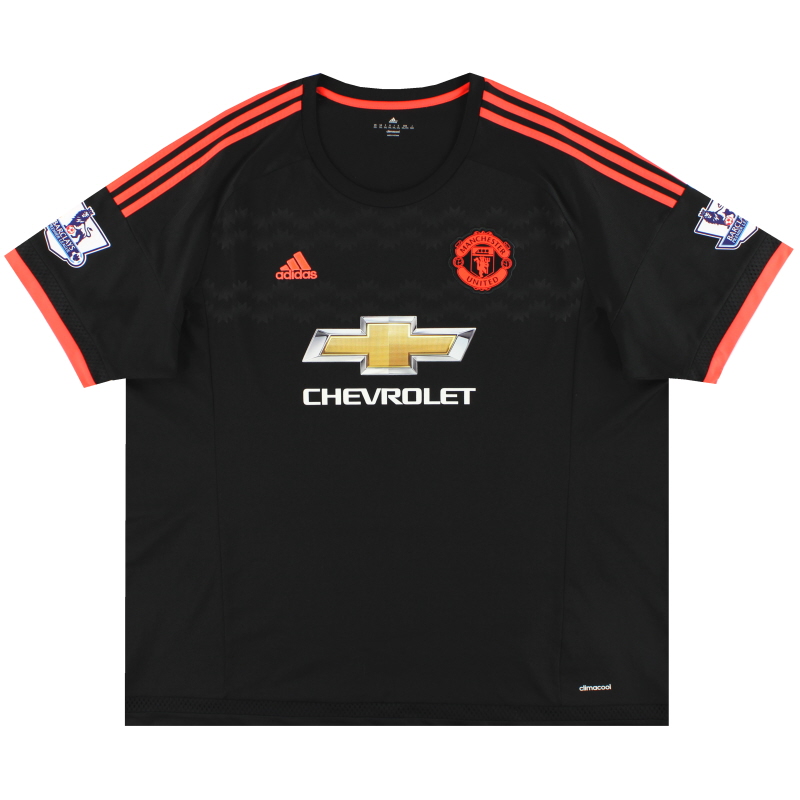 Tercera camiseta adidas del Manchester United 2015-16 * Mint * XXXL - AC1445