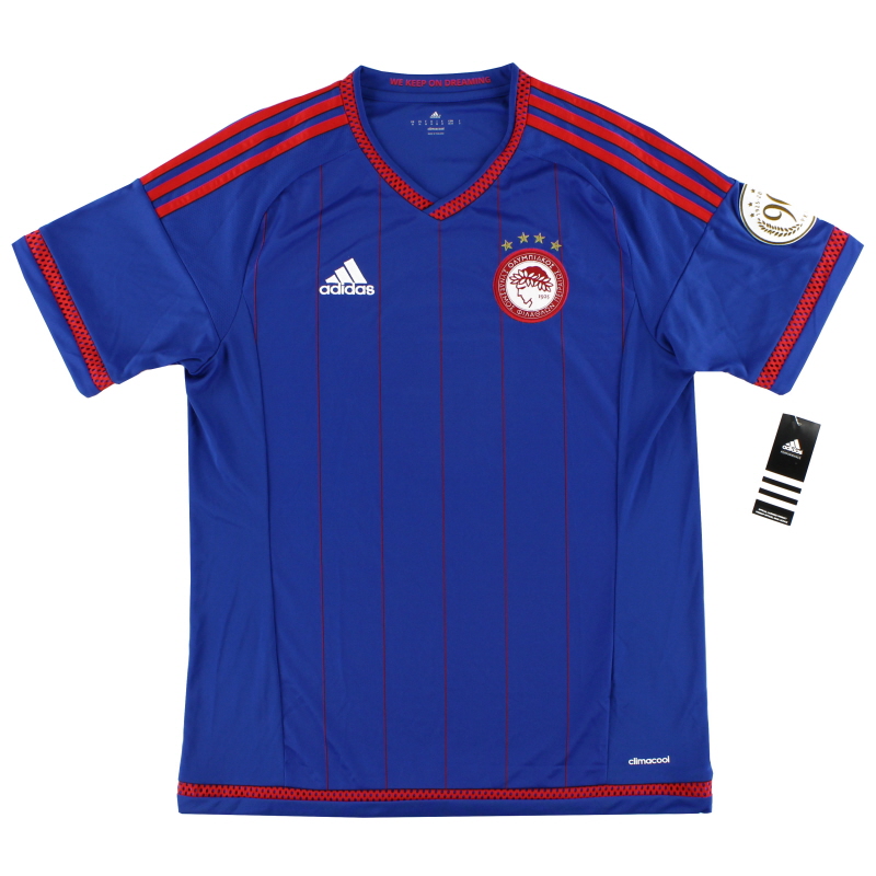 2015-16 Olympiakos adidas '90 Years' Away Shirt *w/tags* XXL - S89356
