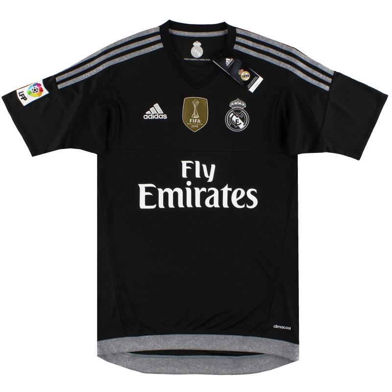 2015-16 Real Madrid adidas Goalkeeper Shirt *BNIB* S - AK2493