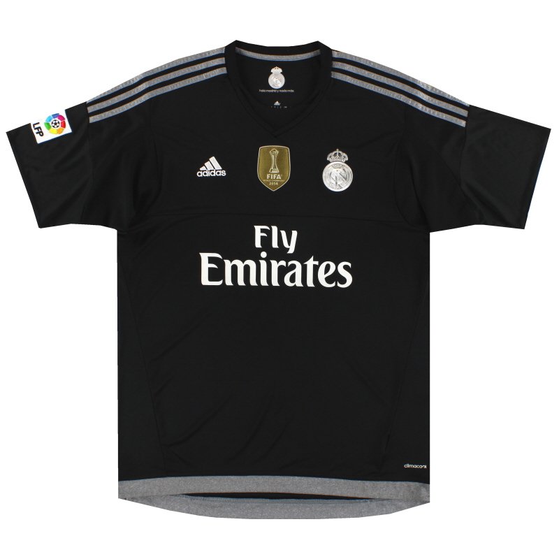2015-16 Real Madrid adidas Goalkeeper Shirt XL - AK2493