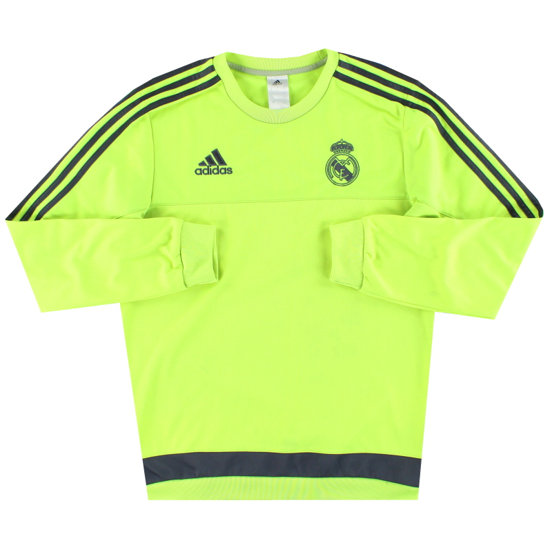 2015-16 Real Madrid adidas Sweatshirt S - S88892
