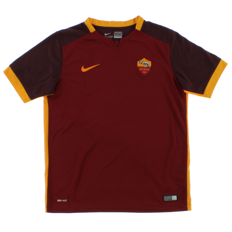 2015-16 Roma Home Shirt *Mint* XL.Boys