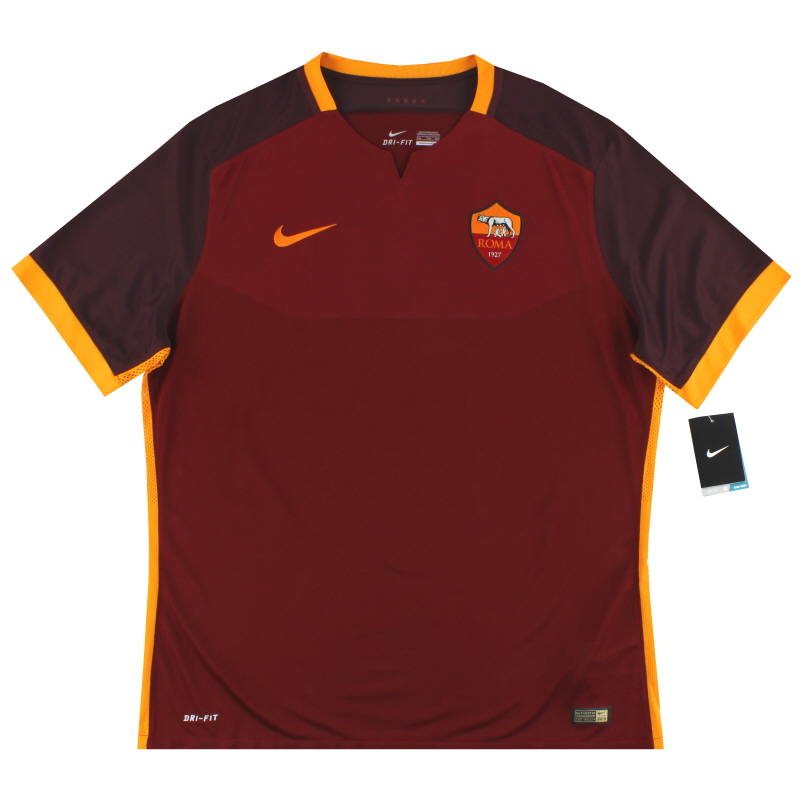 2015-16 Roma Nike 'Authentic' Home Shirt De Rossi #16 *w/tags* XXL ...