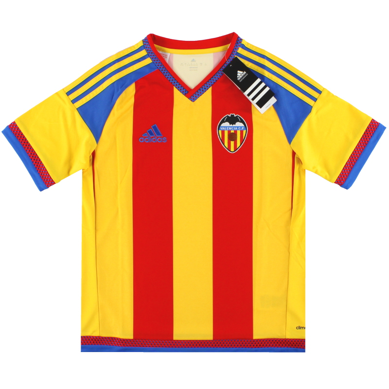 2015-16 Valencia adidas Away Shirt *BNIB* L.Boys - AB2385