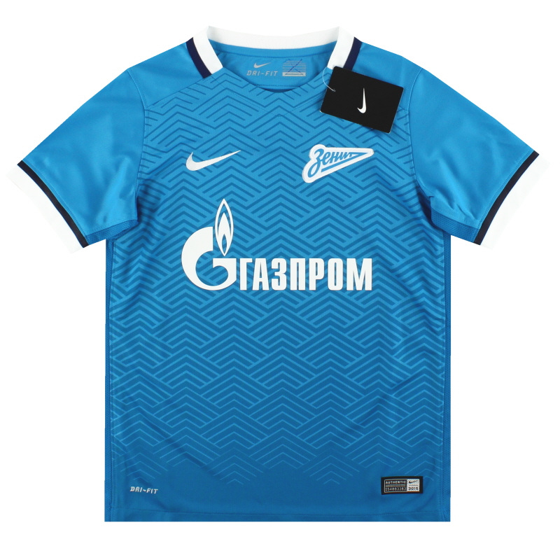 2015-16 Zenit San Pietroburgo Nike Maglia Home *BNIB* XS.Ragazzi - 686595-499
