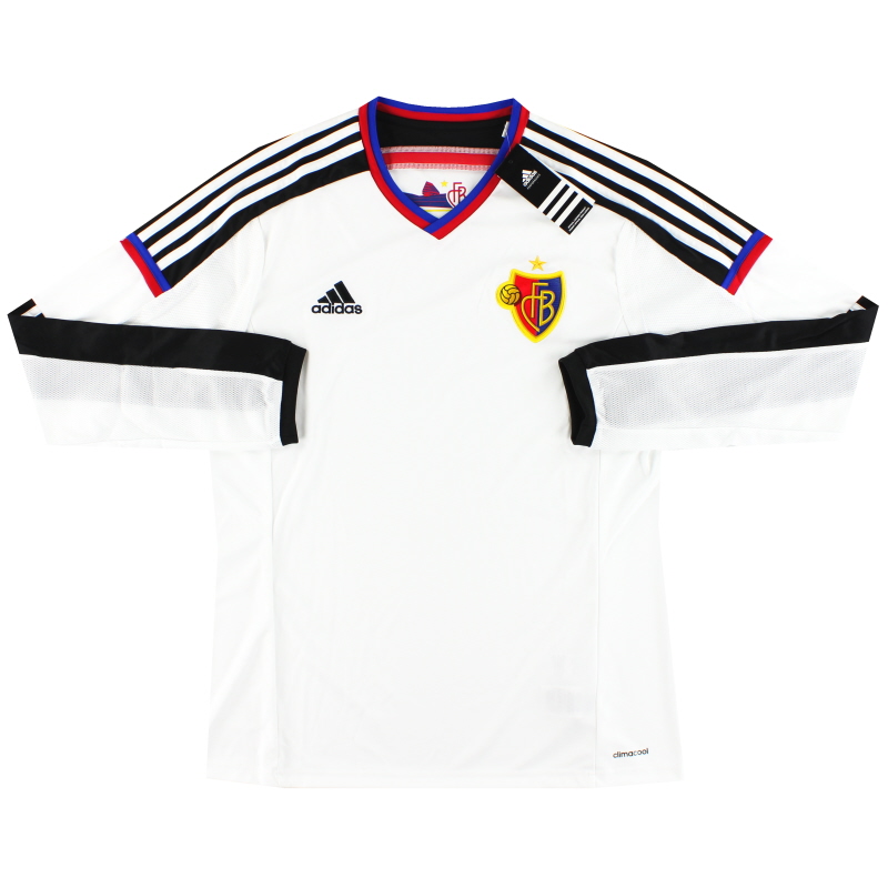 2015-17 FC Basel adidas Player Issue Away Shirt *w/tags* L/S L
