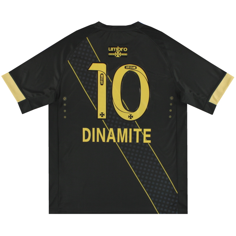2015 Vasco da Gama Umbro Third Shirt Dinamite #10 L