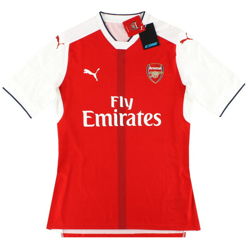 2016-17 Arsenal Puma Authentic Home Shirt *w/tags* M - 749652-01