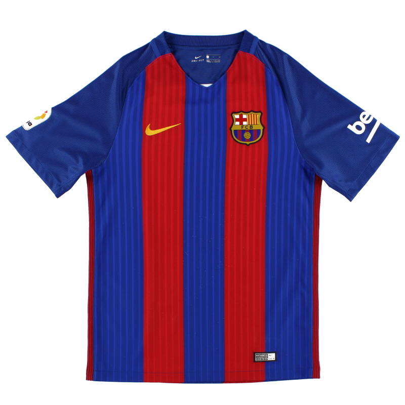 2016-17 Kemeja Kandang Nike Barcelona L - 776850-481