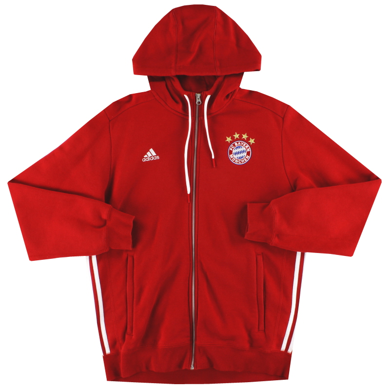 2016-17 Bayern Munich adidas Hooded Travel Jacket L - AP1648