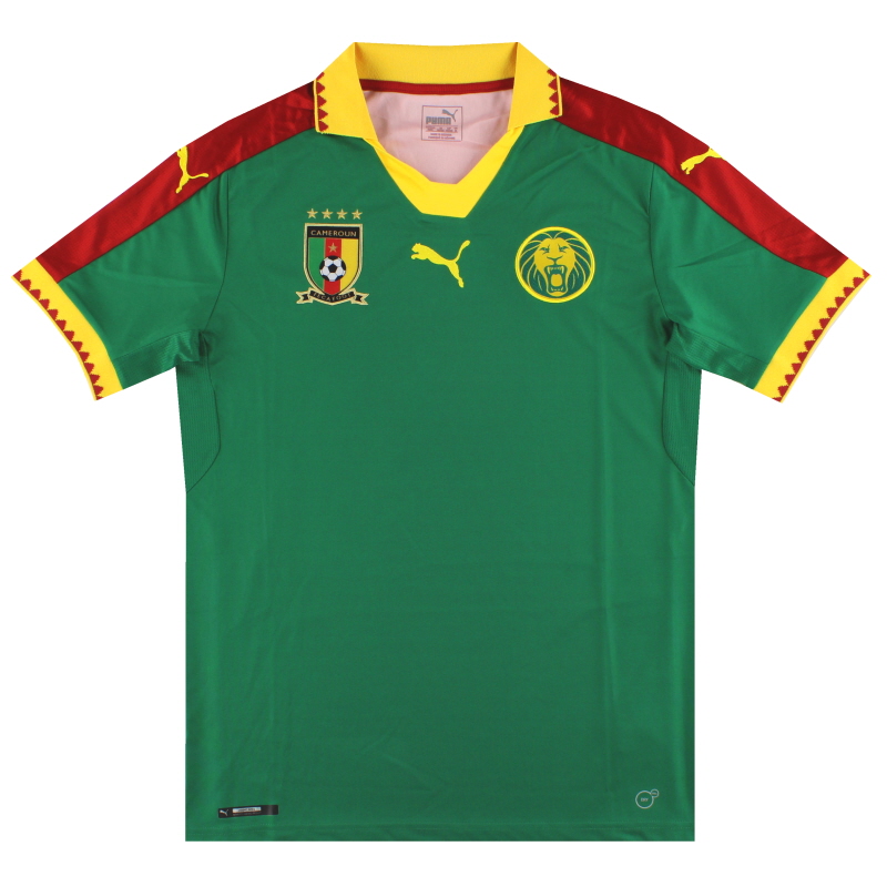 2016-17 Cameroon Puma Home Shirt *As New* M - 748487-01