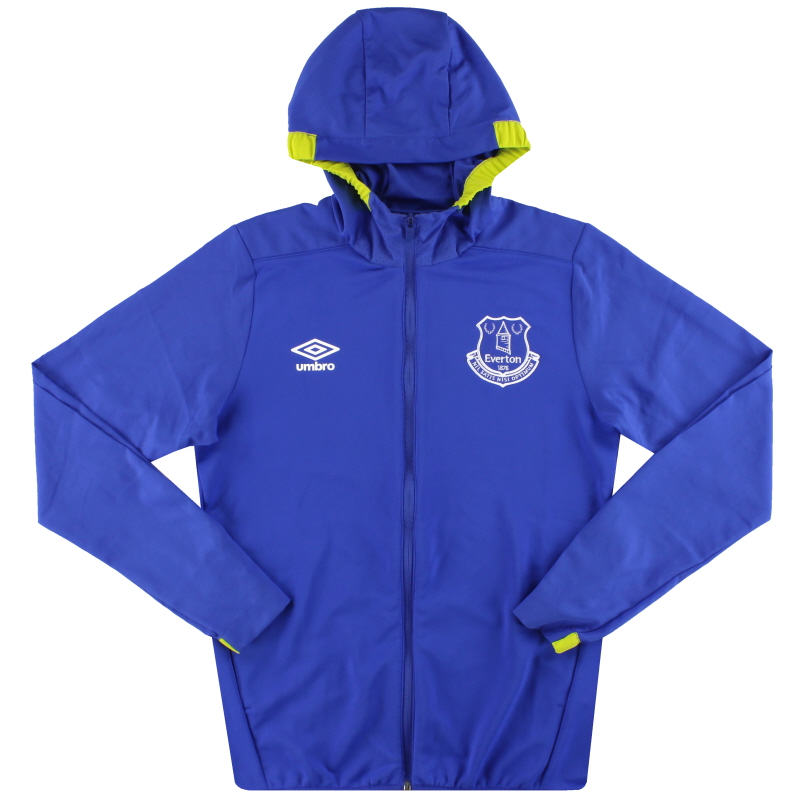2016-17 Everton Umbro Hooded Rain Jacket *Mint* S