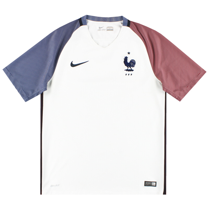 Camiseta Francia 2016-17 Nike Visitante M - 724614-100