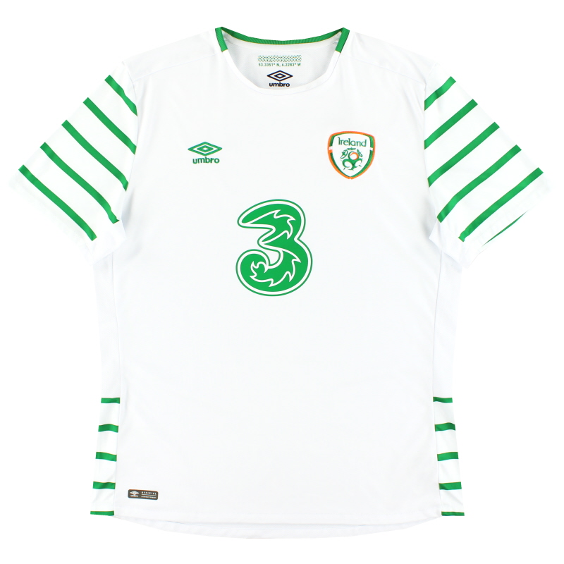 2016-17 Ireland Umbro Away Shirt XXL