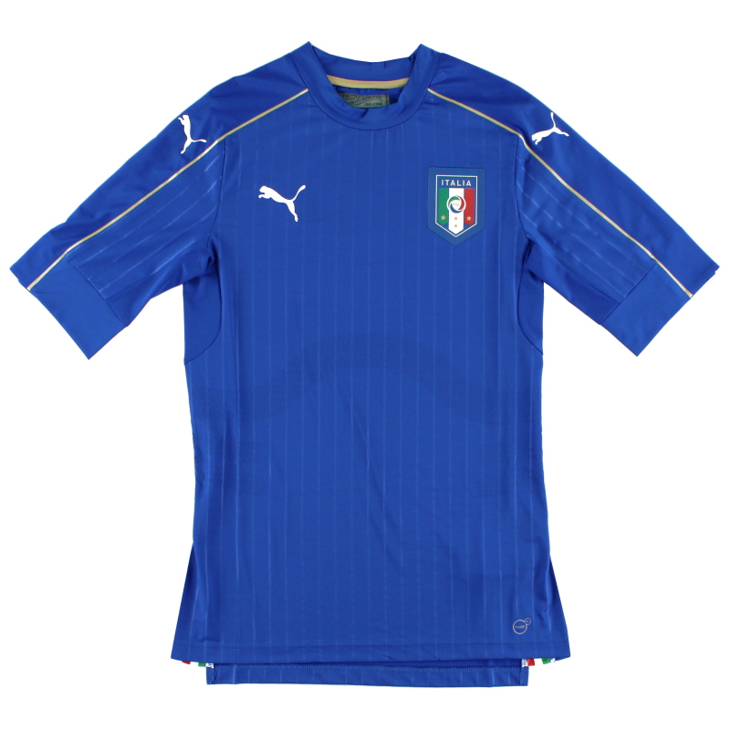 Camiseta de local auténtica de la edición del jugador de Italia 2016-17 *Como nueva* - 748809