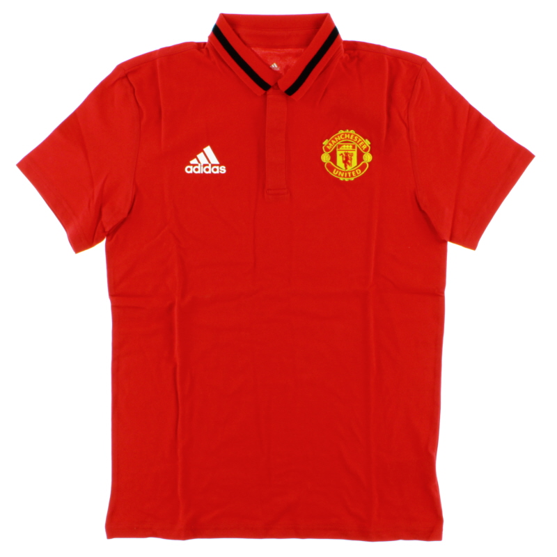2016-17 Manchester United adidas Anthem Polo T-shirt *BNIB*