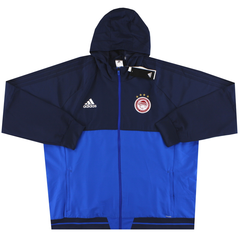 2016-17 Olympiakos adidas Tiro 17 Presentation Jacket *w/tags* XXXL