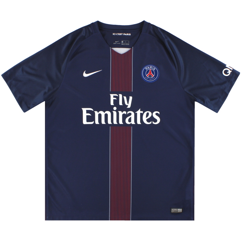 2016-17 Paris Saint-Germain Nike Home Shirt *Mint* L