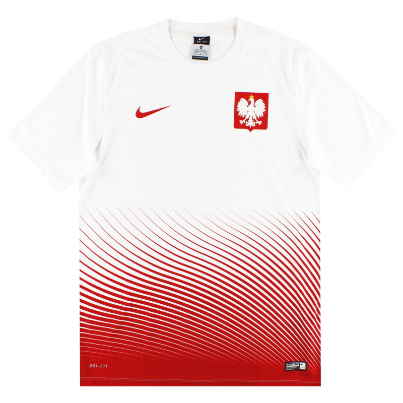 2016-17 Poland Nike Basic Sample Home Shirt *As New* M - 724632-100
