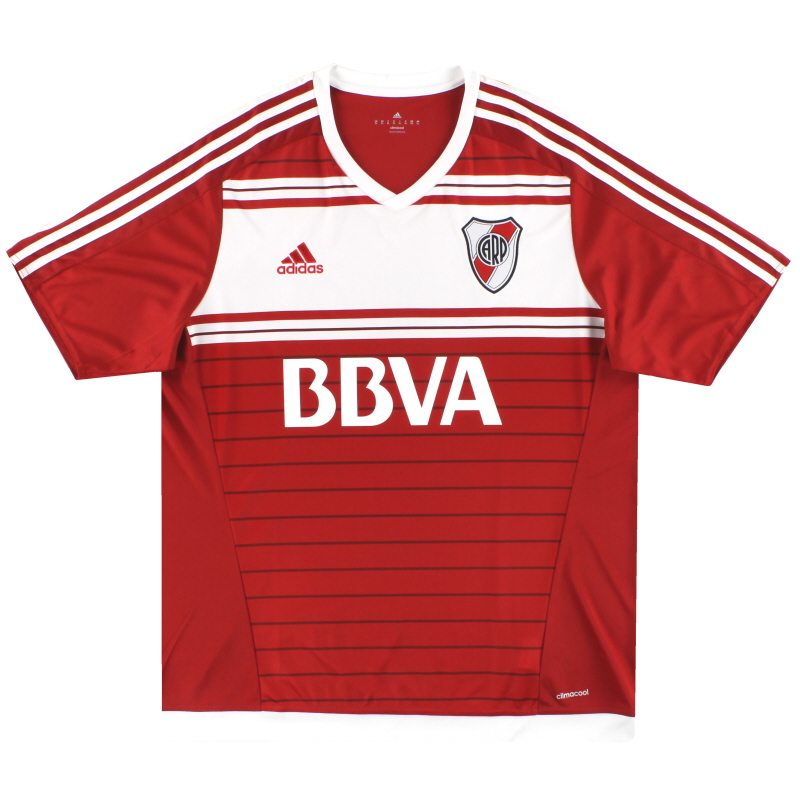 Camiseta adidas de visitante de River Plate 2016-17 * Mint * L - BS4096