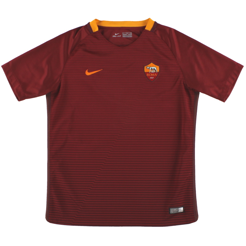 Migración cristiano camión 2016-17 Roma Nike Camiseta de local XL para niños 777080-677