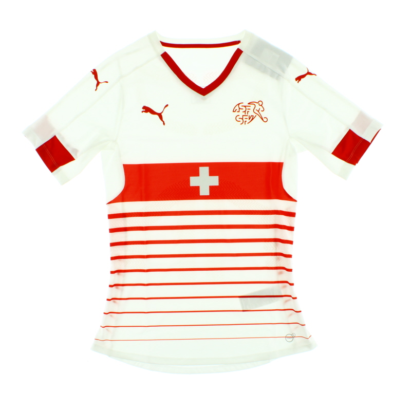 2016-17 Switzerland Player Issue Away Shirt (ACTV Fit)*w/tags*  - 748677 02