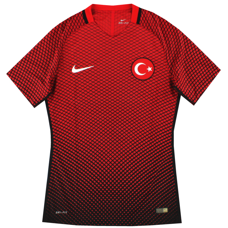 2016-17 Turkey Nike Authentic Home Shirt *As New* M - 724638-010