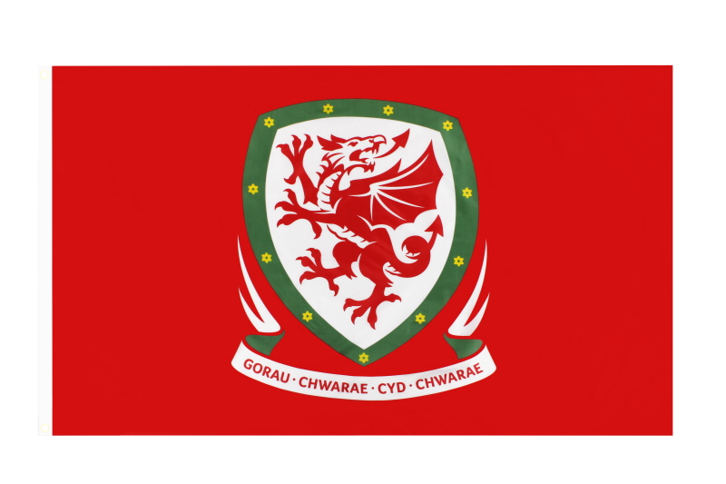 2016-17 Wales FA Euro's Grote Vlag *BNIB* - FLGEP53CRSWAL