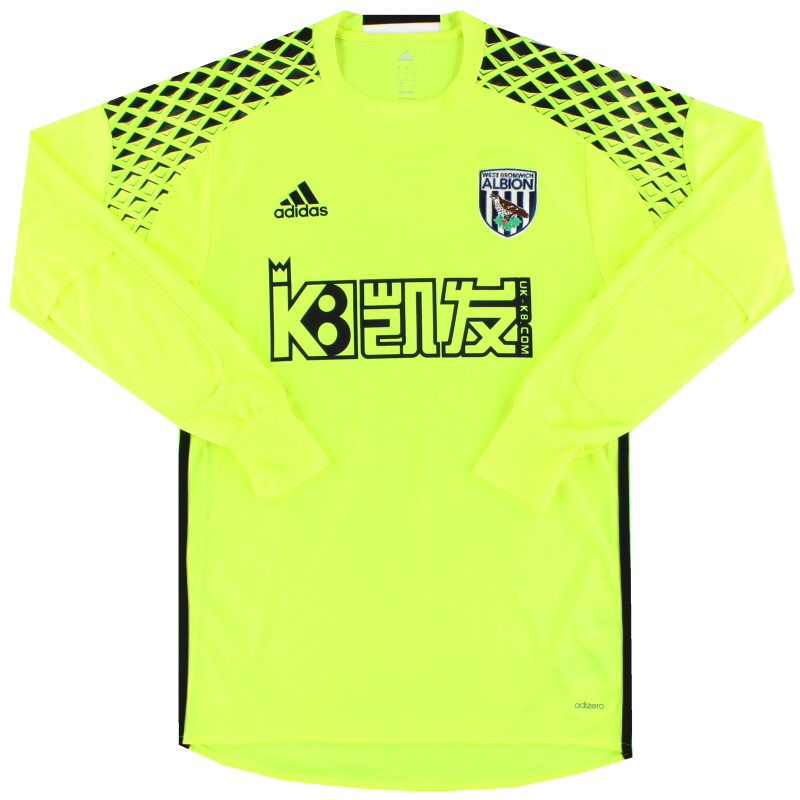 2016-17 West Brom adidas adizero Goalkeeper Shirt S