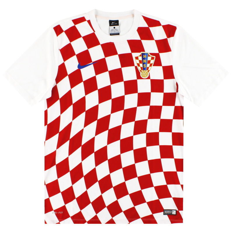 2016-18 Croatia Nike Basic Home Shirt *As New* M - 724600-611