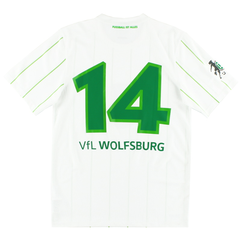 2016-18 Wolfsburg Match Issue Away Shirt #14 S