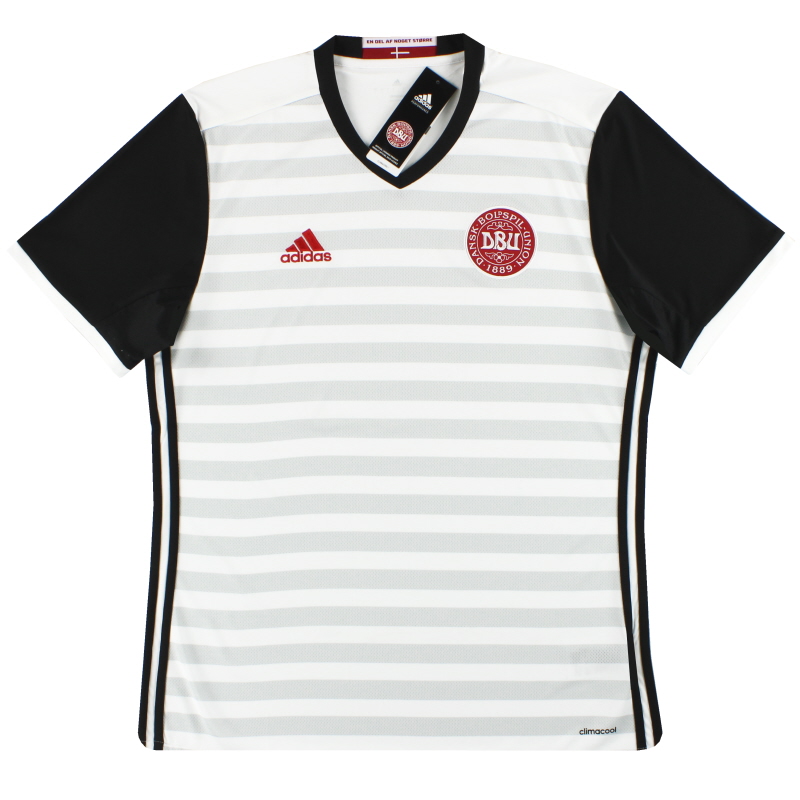 2016 Denmark adidas Away Shirt *w/tags* L