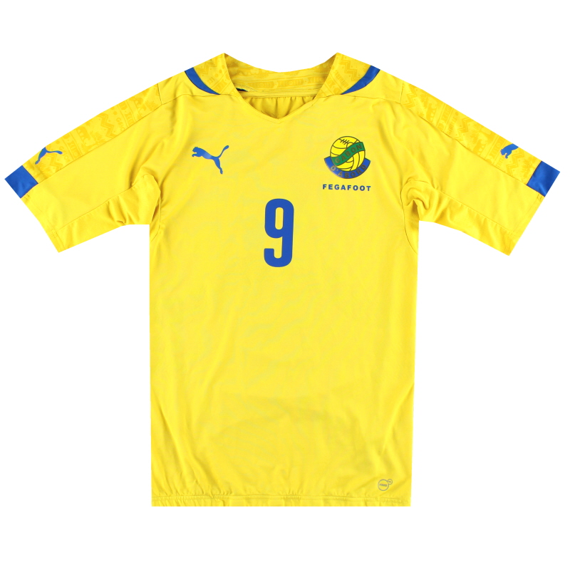 2016 Gabon Puma Match Issue Home Shirt #9 XL - 744798