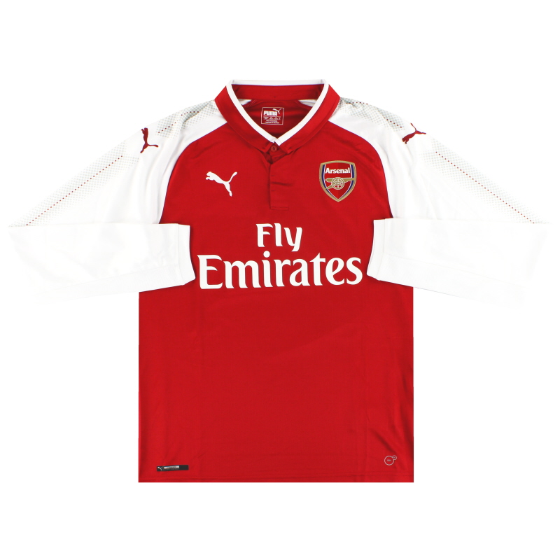 2017-18 Arsenal Puma Home Shirt *As New* L/S M - 751510-06