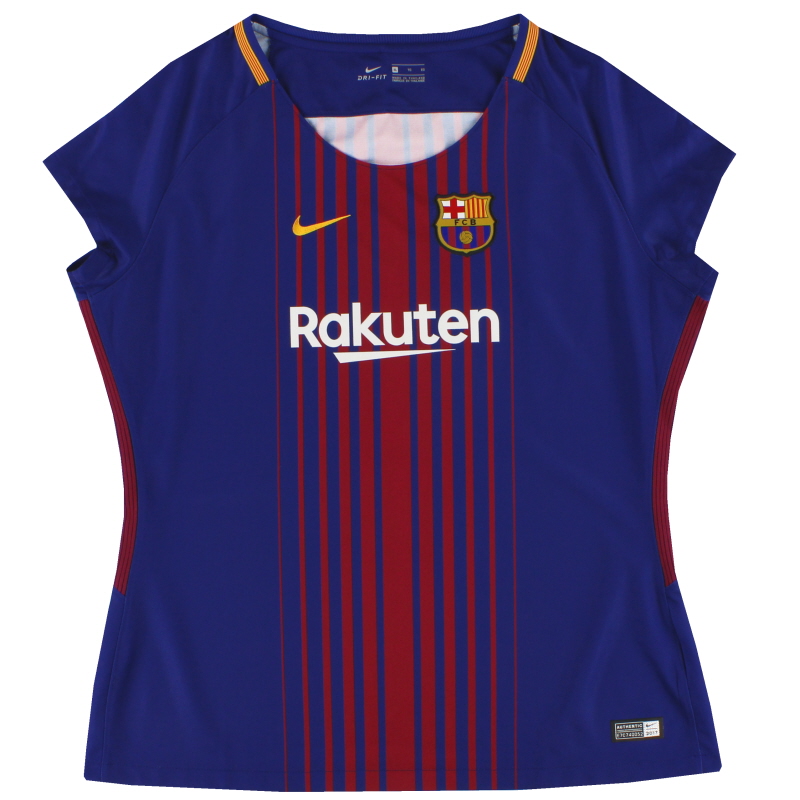 2017-18 Barcelona Nike Home Shirt Women's XL