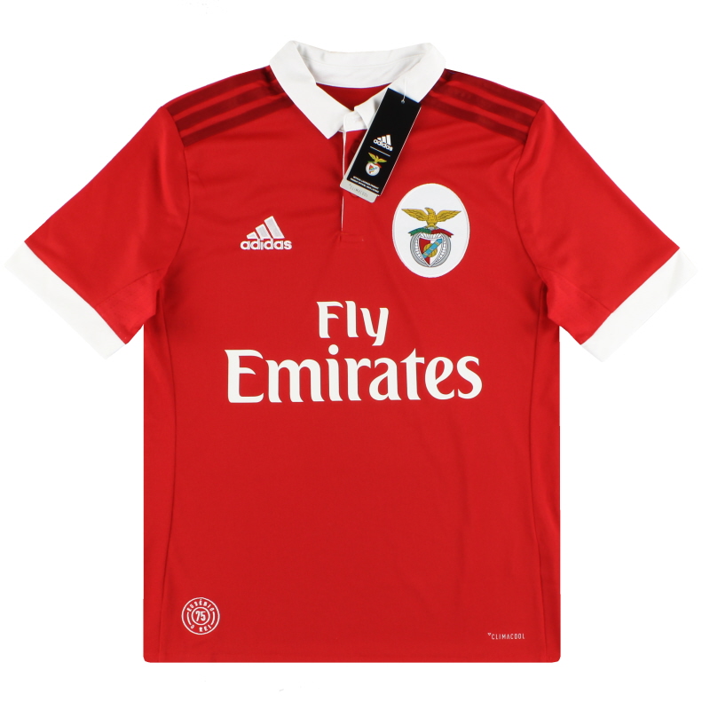 2017-18 Benfica adidas Home Shirt *BNIB* S.Boys