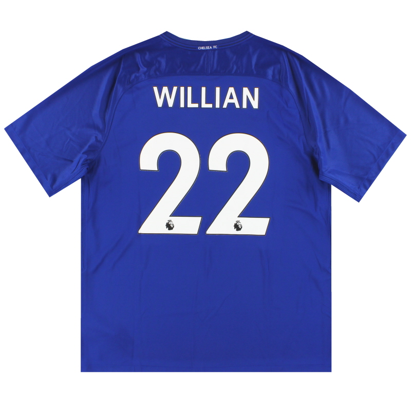 Kemeja Kandang Chelsea Nike 2017-18 Willian #22 *dengan tag* XL - 905513-496 - 885178488856