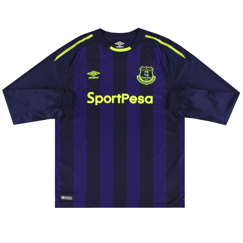 2017-18 Everton Umbro Third Shirt L/S *Mint* XL