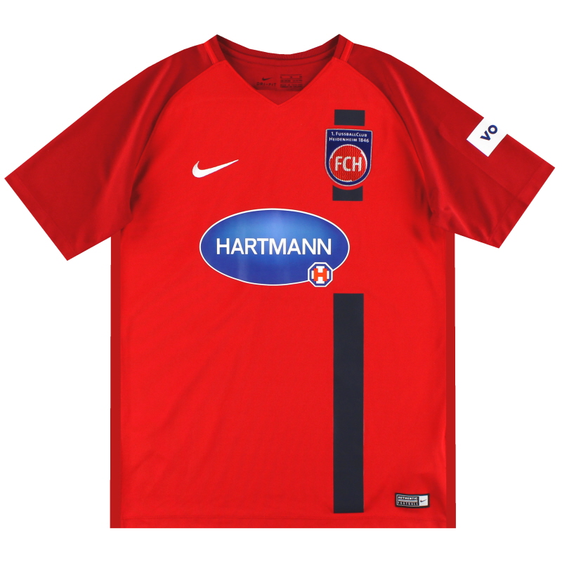 2017-18 FC Heidenheim Nike Home Shirt XL.Boys - 881484-657