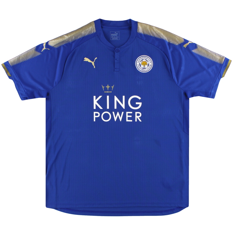 2017-18 Leicester Puma Home Camiseta XL
