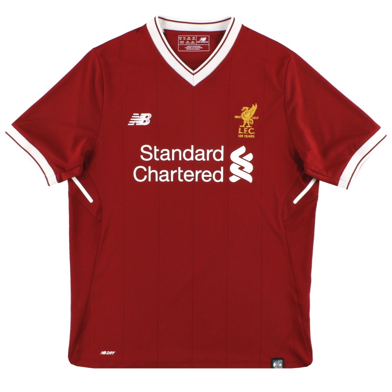 2017-18 Liverpool ’125 Years’ Home Shirt *Mint* Y