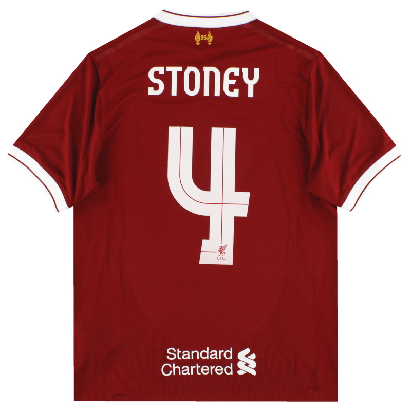 2017-18 Liverpool '125 Years' Womens Home Shirt Stoney #4 *w/tags* M - MT7305AM