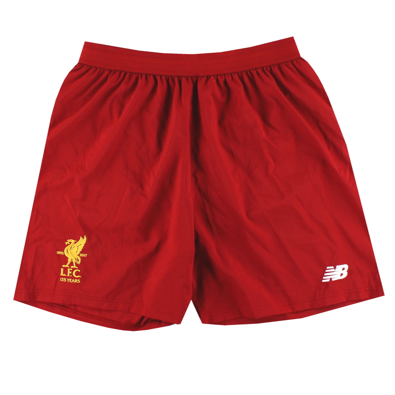 2017-18 Liverpool New Balance ’125 Years’ Home Shorts *As New* XL
