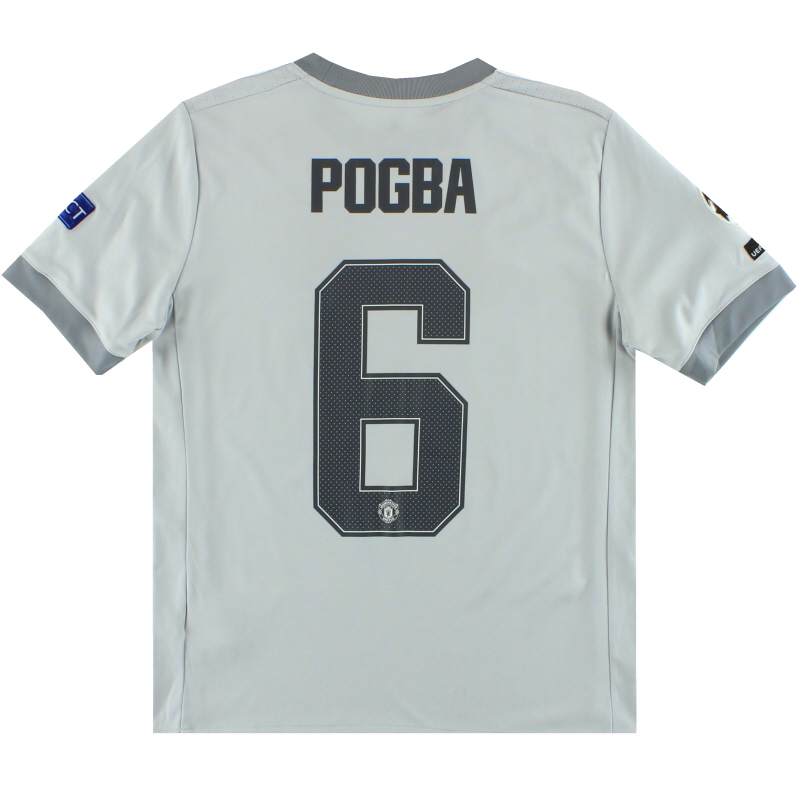 2017-18 Manchester United adidas Third Shirt Pogba #6 L.Boys - AZ7565