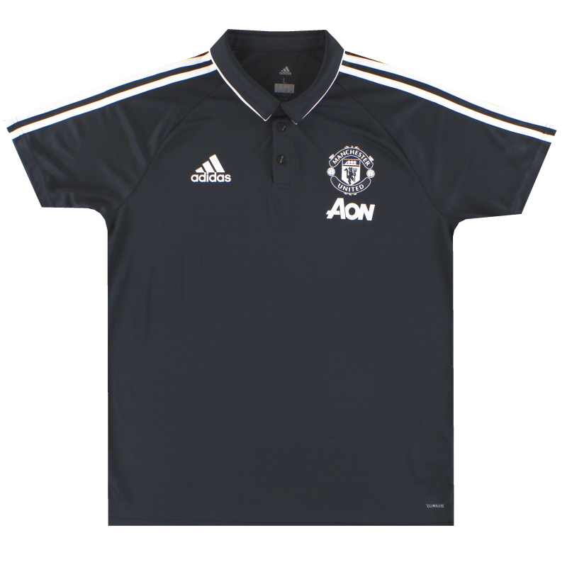 2017-18 Manchester United adidas Polo Shirt *Mint* L - BS4455