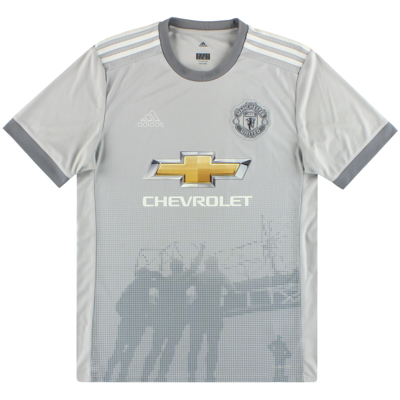 2017-18 Manchester United adidas Third Shirt * Mint * M - AZ7565