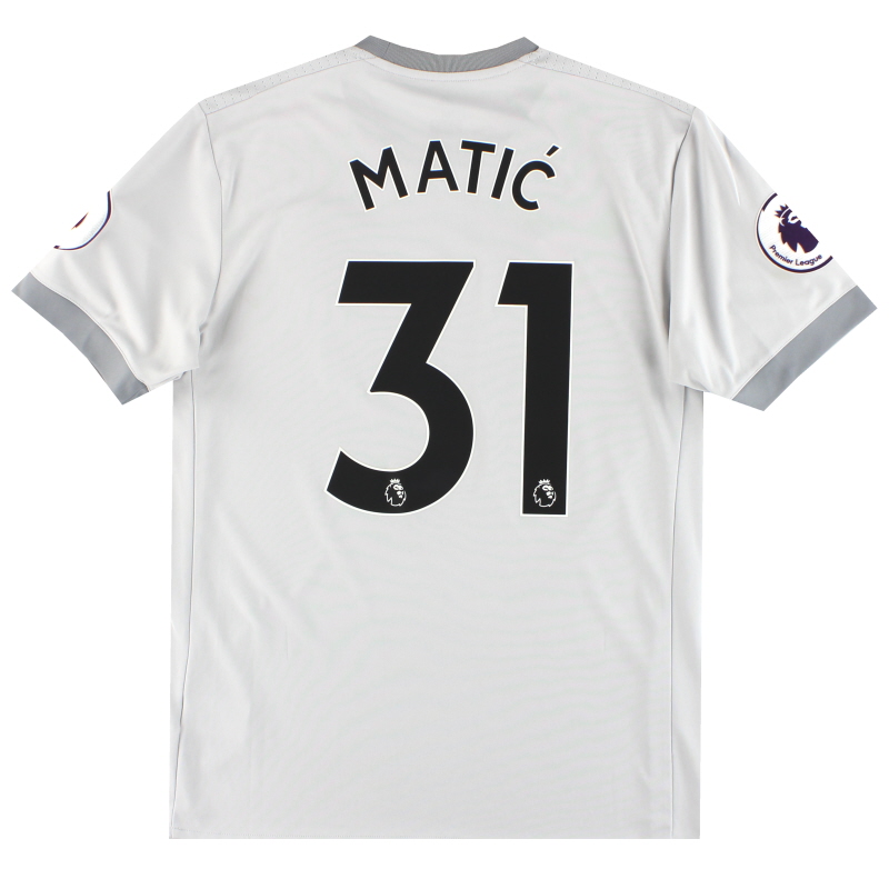 Tercera camiseta adidas del Manchester United 2017-18 Matic #31 *Mint* M - AZ7565